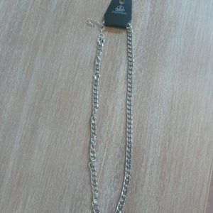 26 in. Silver costume jewelry